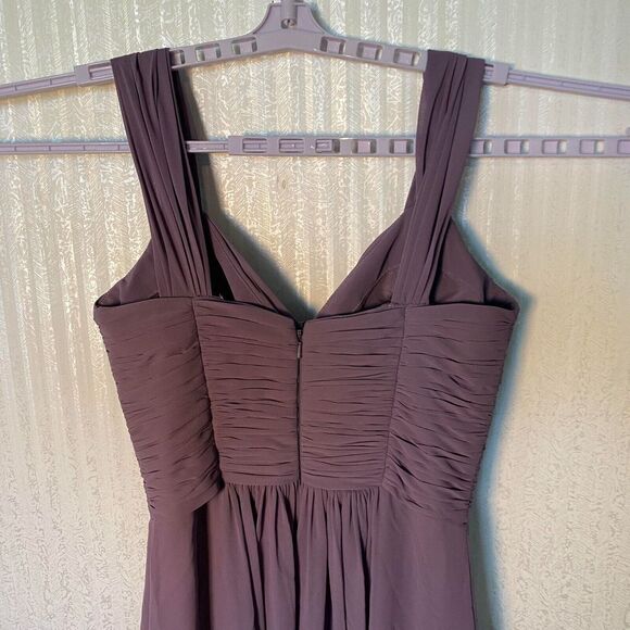 D'Zage Lilac Bridesmaid Dress Size 6 - Picture 4 of 10